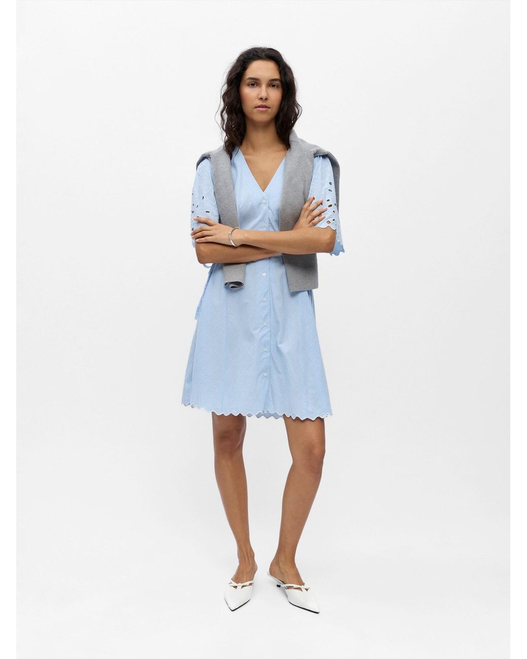 Object Blue Kleid Objberra
