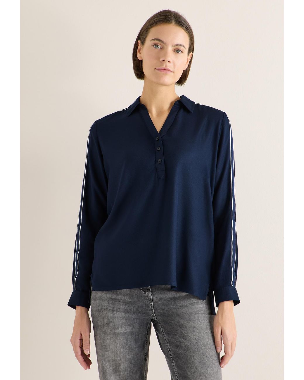 Cecil Blue Bluse