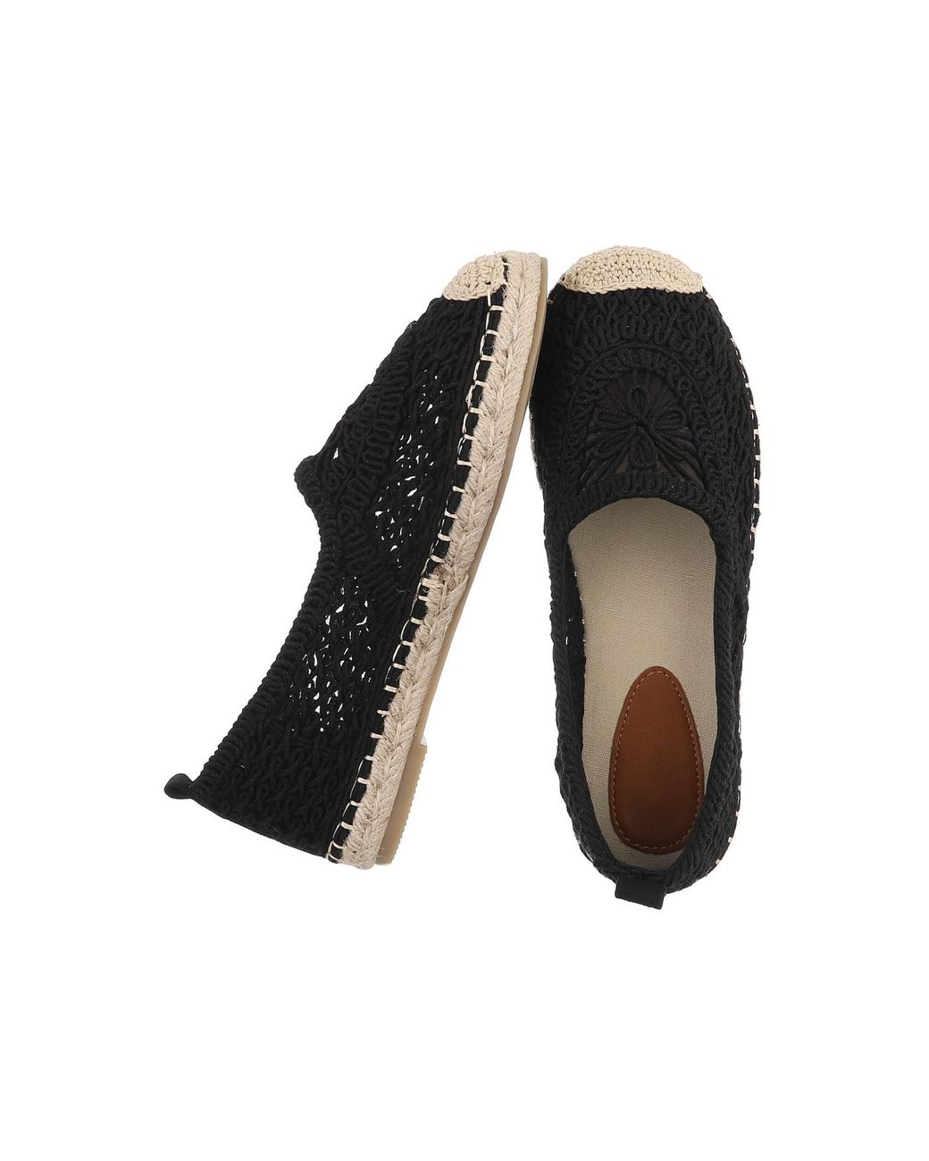 Ital-Design Black Espadrilles
