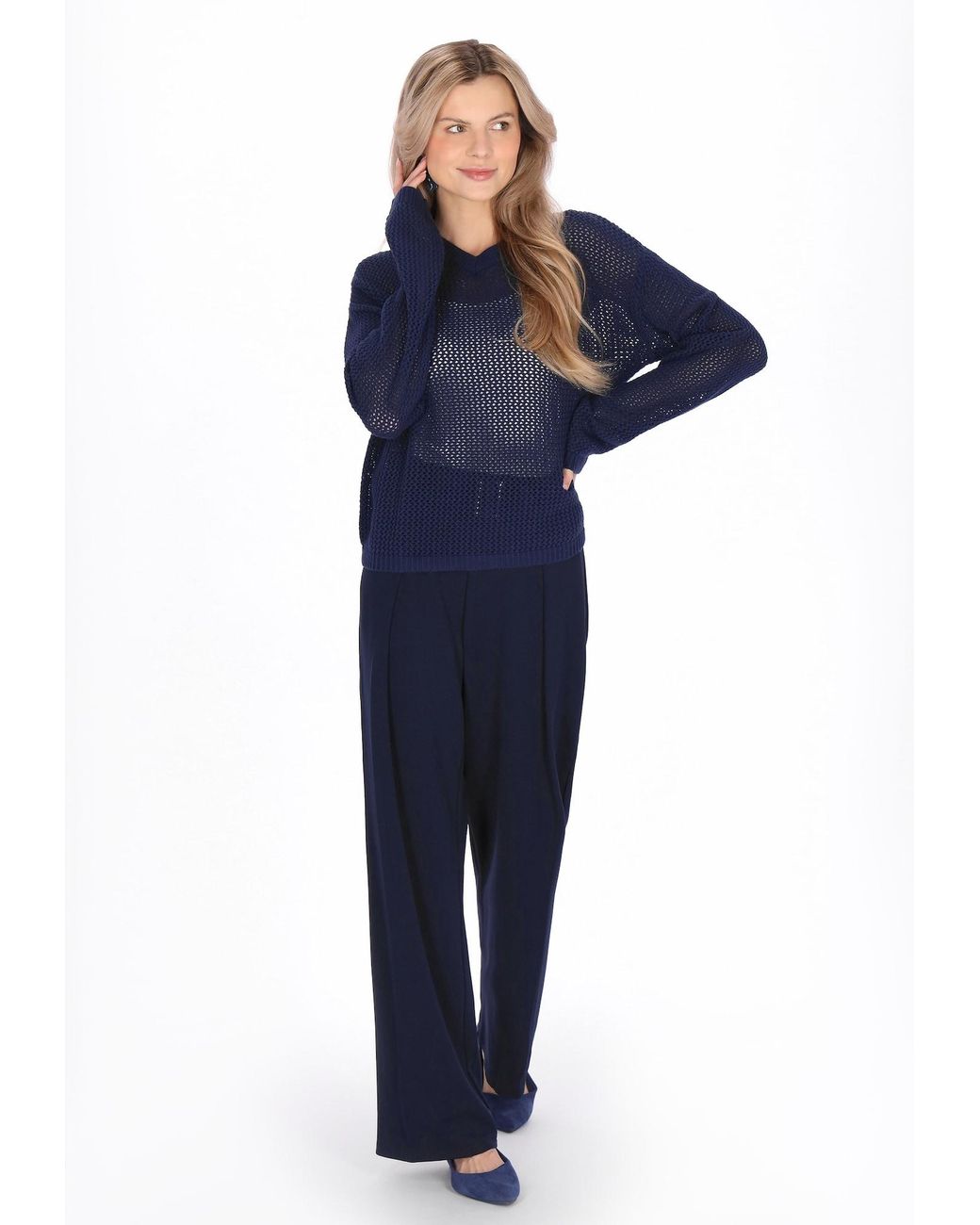 Usha Blue Pullover