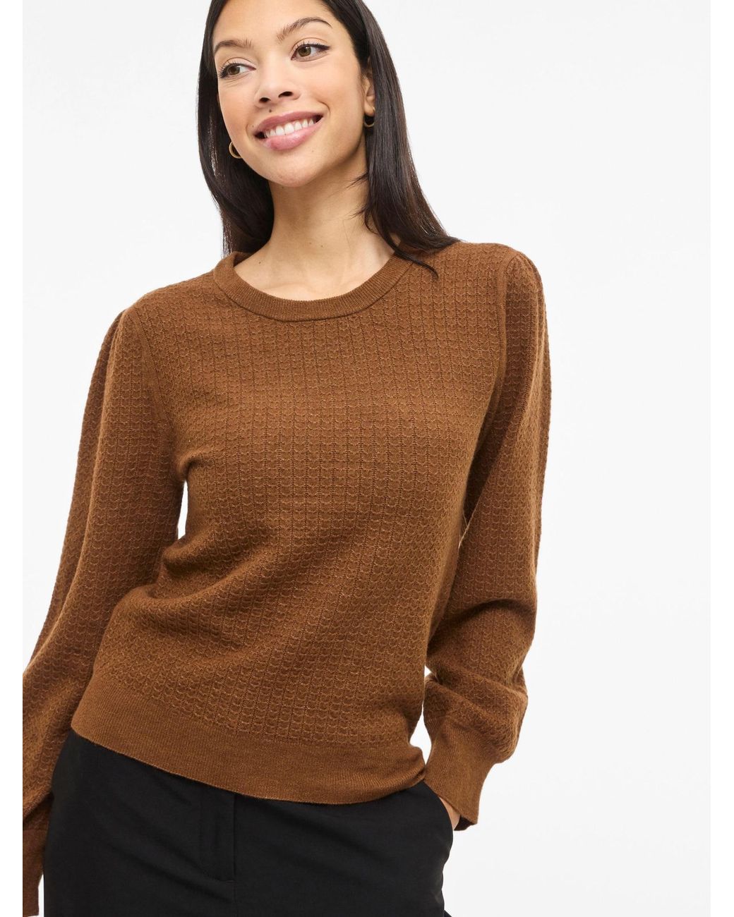 Vila Brown Pullover Vimable
