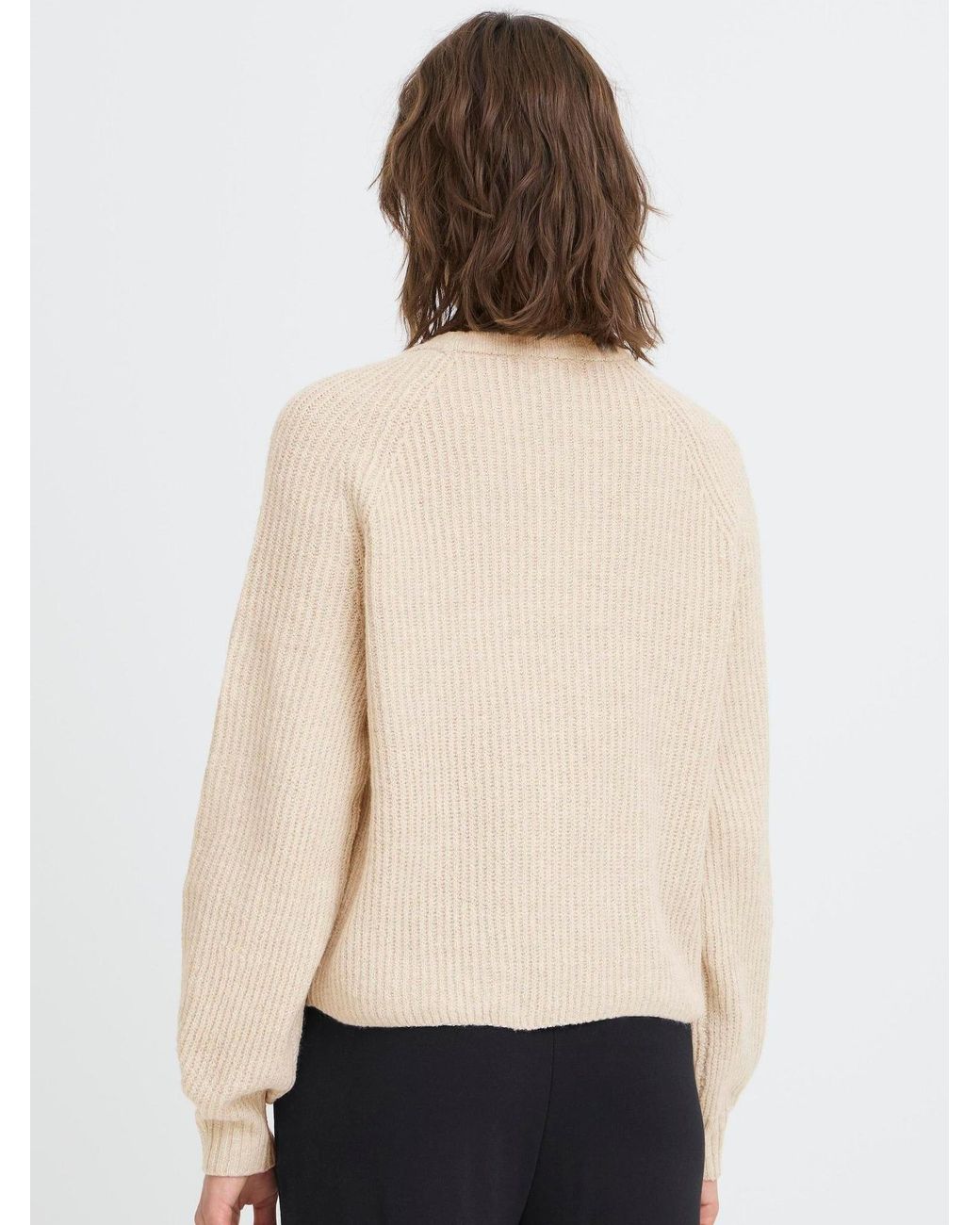 Oxmo White Strickpullover Oxifansi