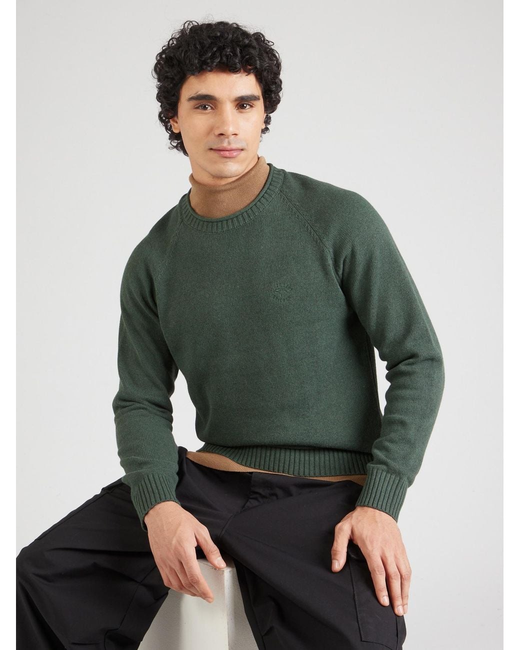INDICODE Pullover Santorino in Green für Herren
