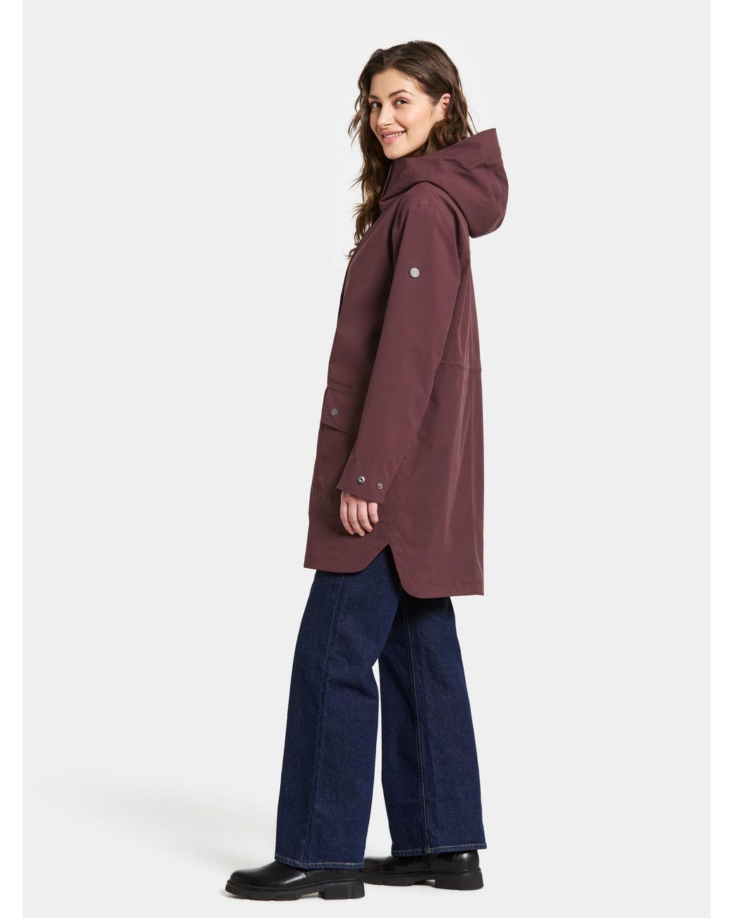 Didriksons Purple Übergangsparka Gwen