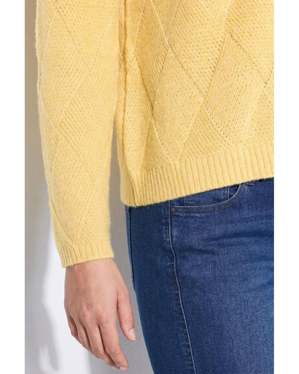 Ulla Popken Yellow Pullover