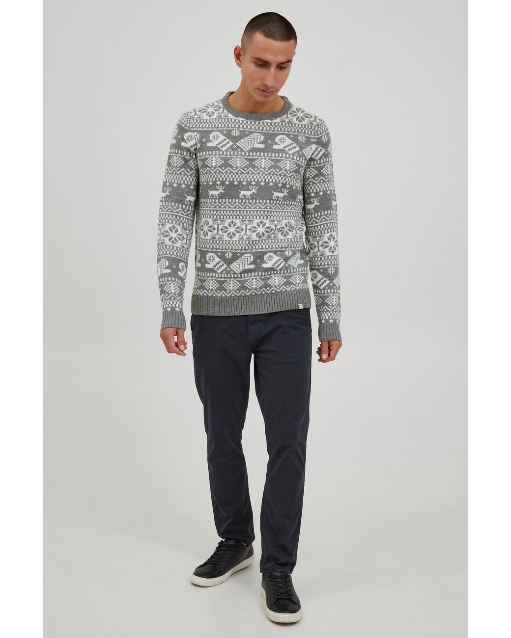 11 Project Strickpullover uwe in Gray für Herren
