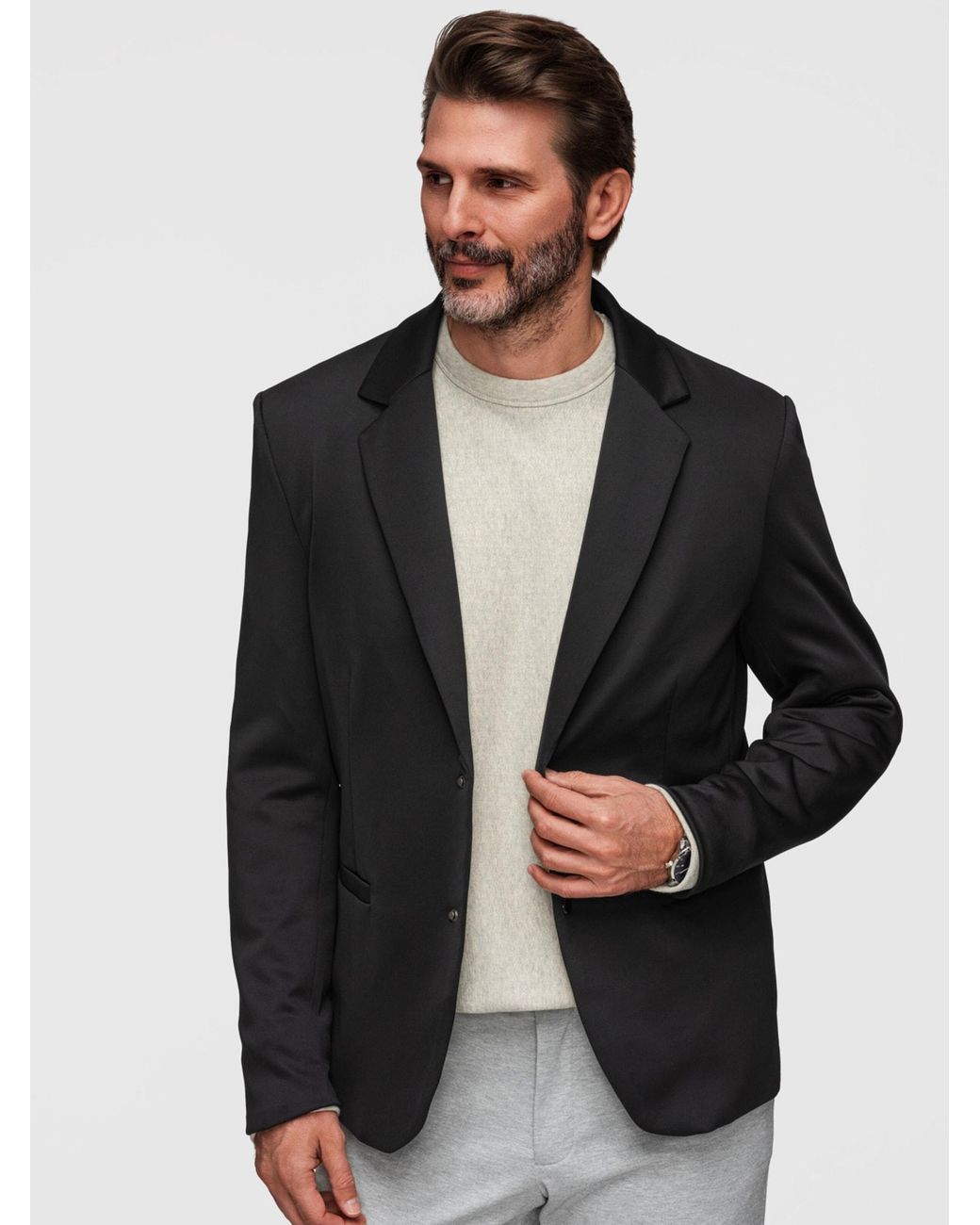 Ombre Sakko in Black für Herren
