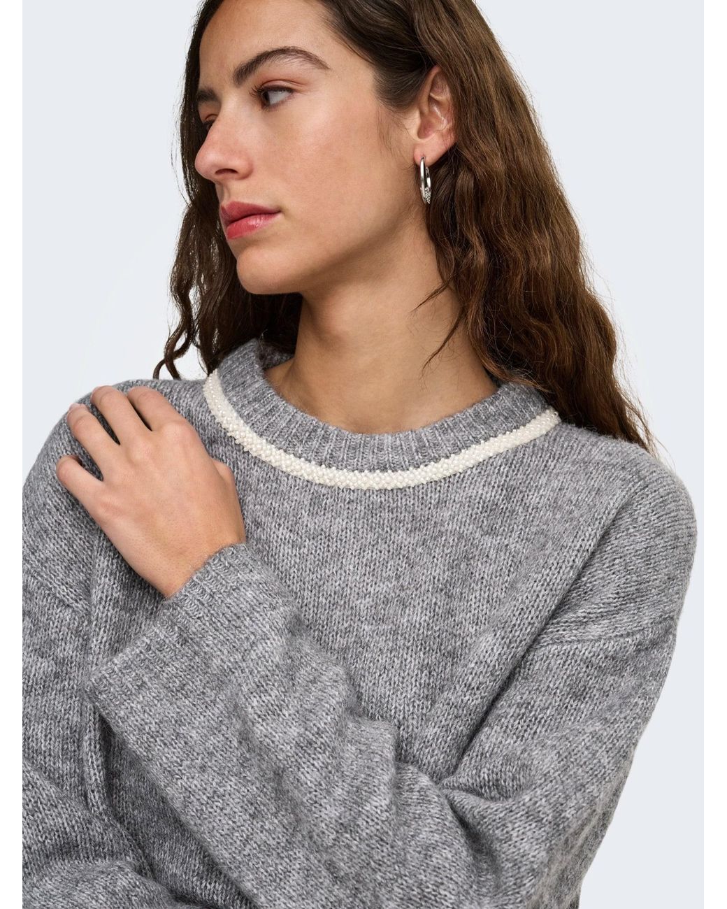 ONLY Gray Pullover Onlamber