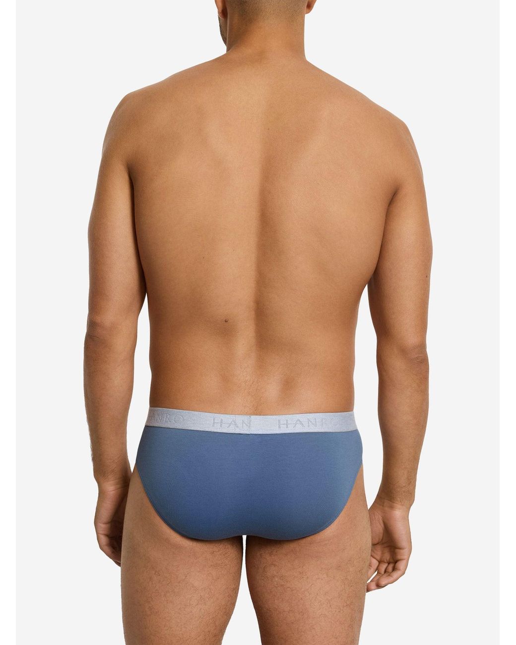 Hanro Slip Essentials in Blue für Herren