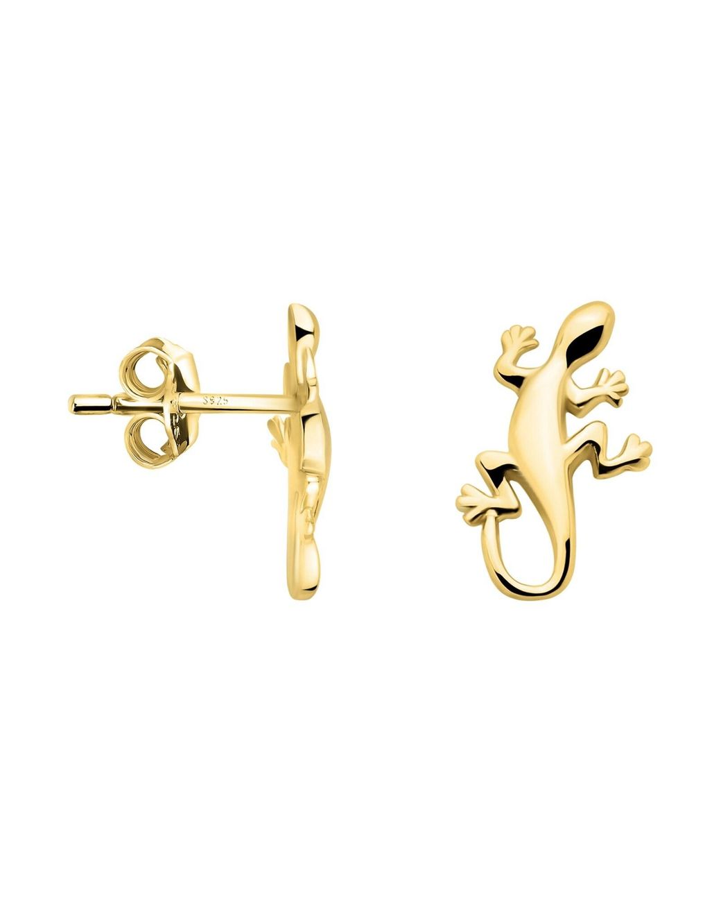 Sofia Milani Metallic Ohrringe Lizard