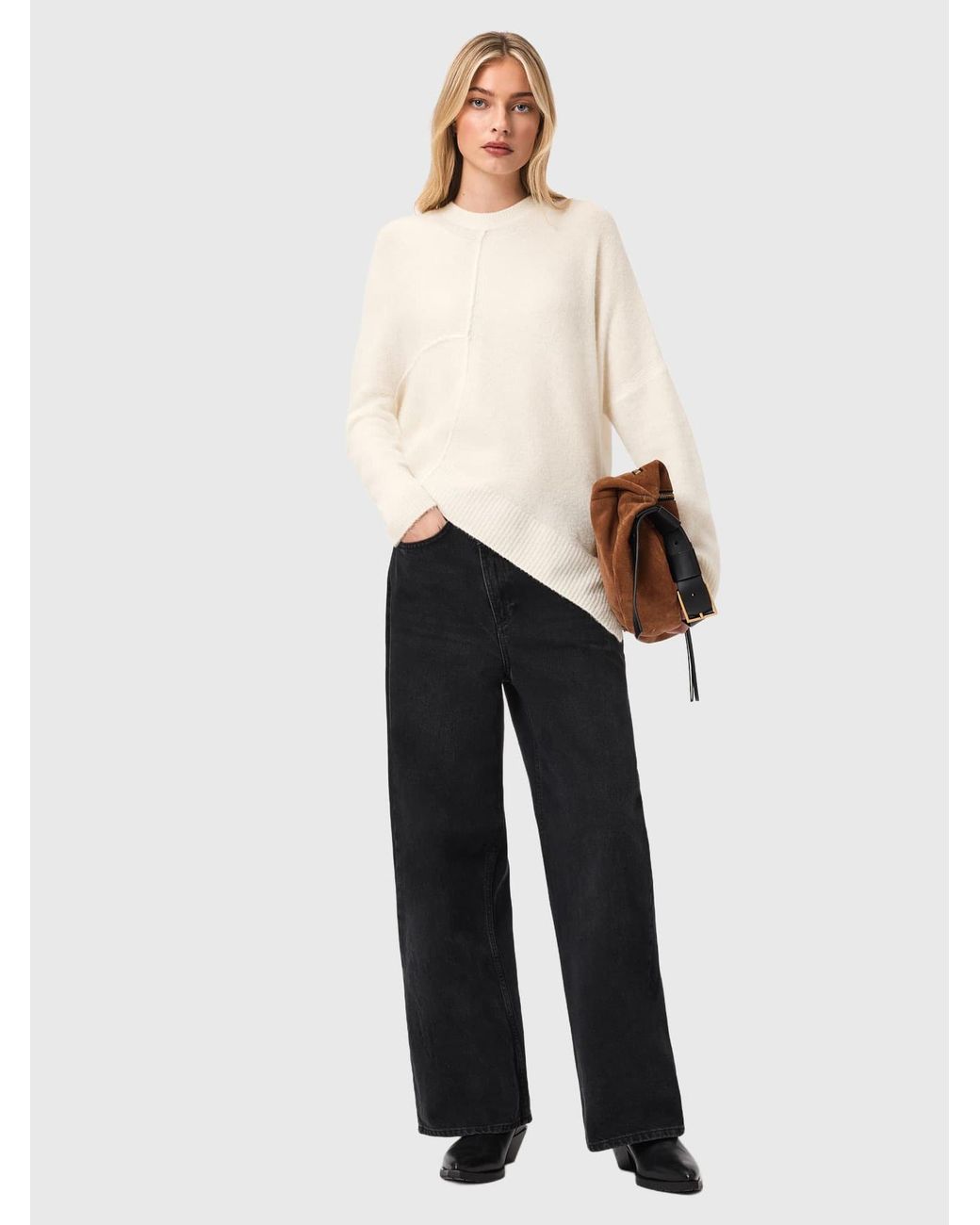 AllSaints White Pullover Lock