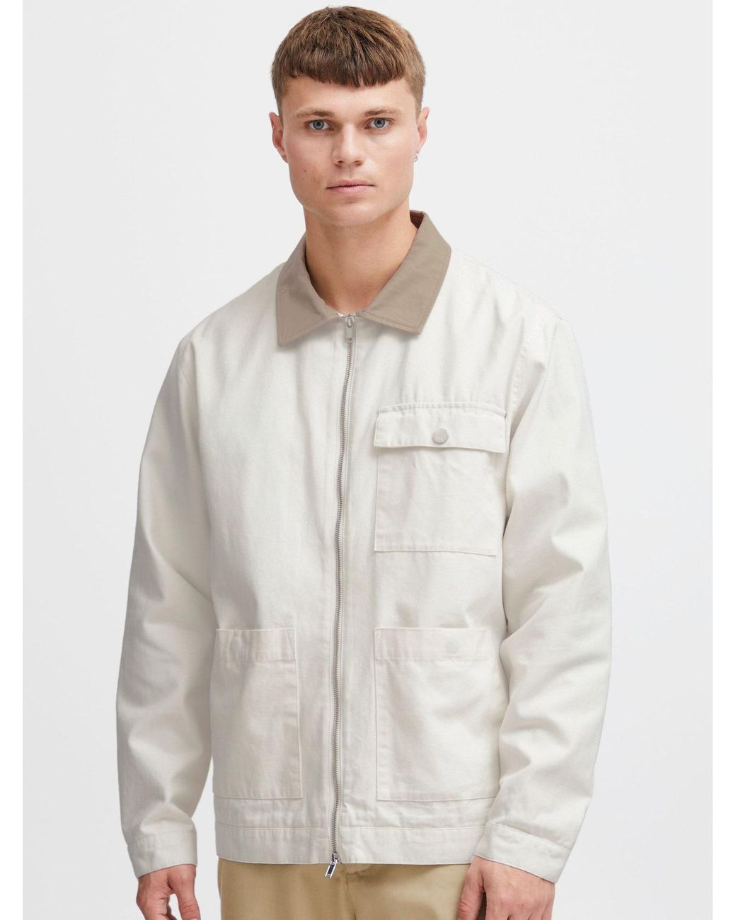 Solid Übergangsjacke Ib in White für Herren
