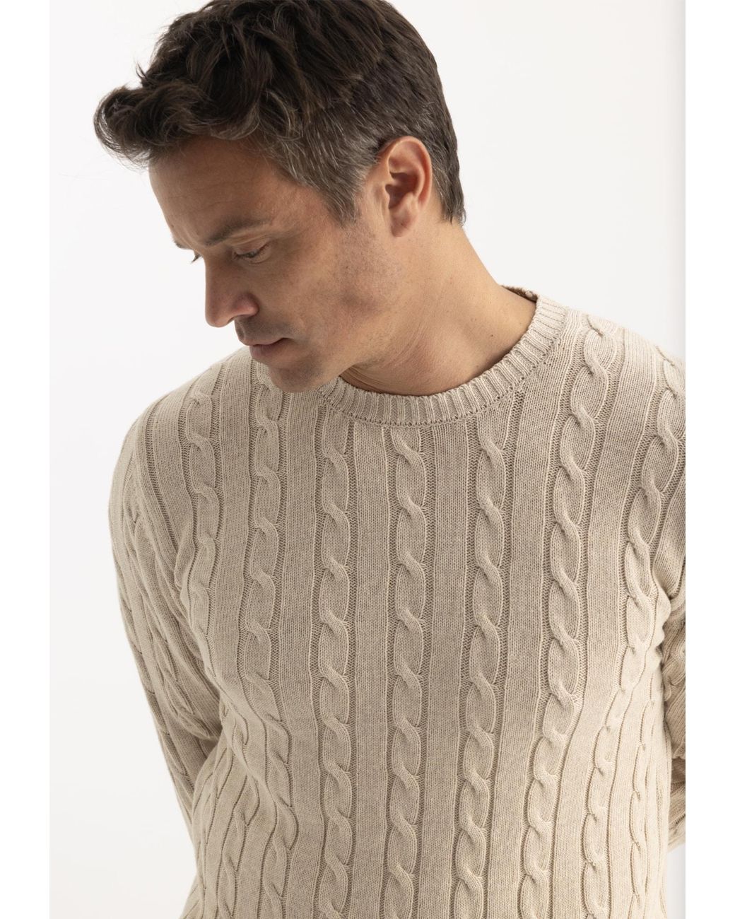 Felix Hardy Pullover in Natural für Herren