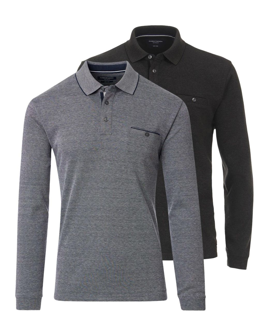 CASA MODA Shirt Basic in Gray für Herren