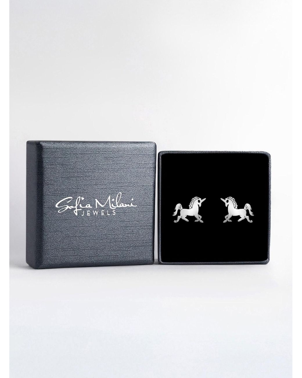 Sofia Milani Metallic Ohrringe Unicorn