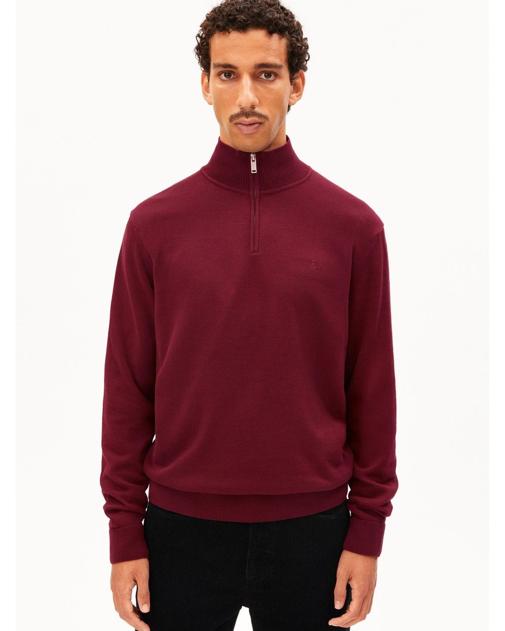 ARMEDANGELS Pullover Faabes in Red für Herren
