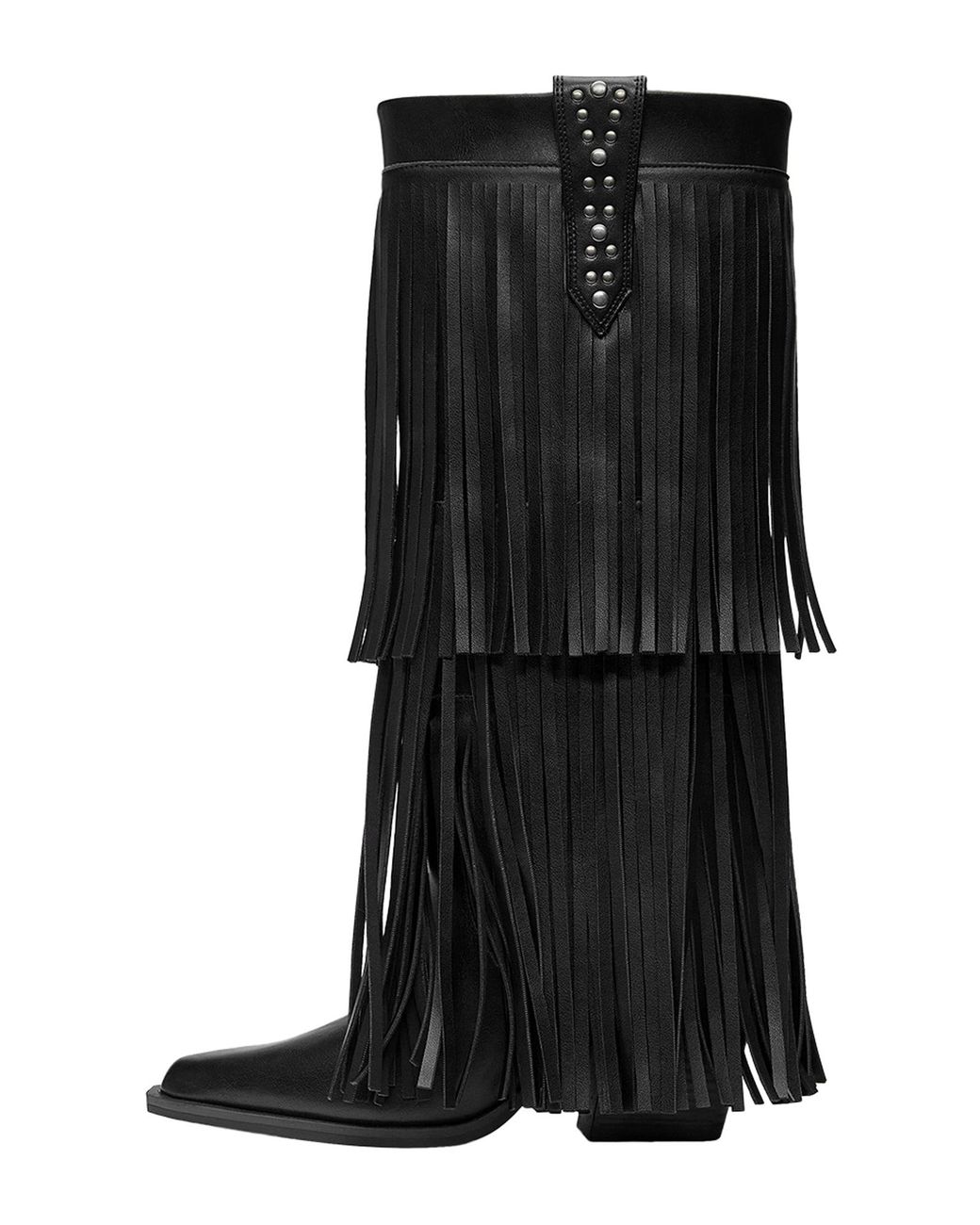 Pull&Bear Black Stiefel