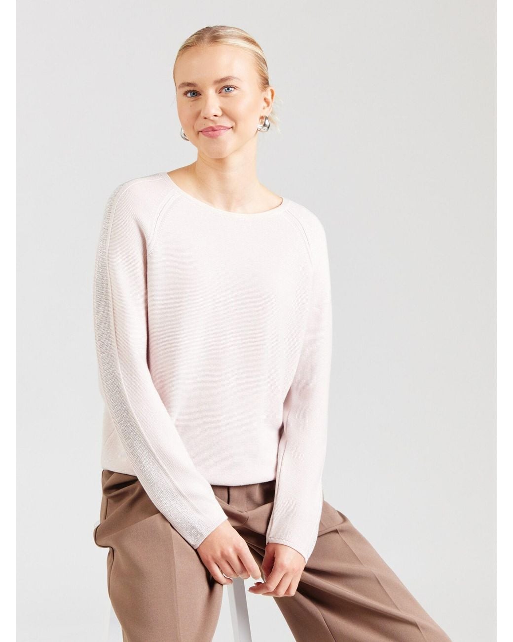 Monari White Pullover