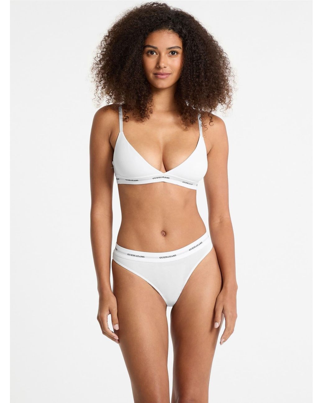 Guess White String
