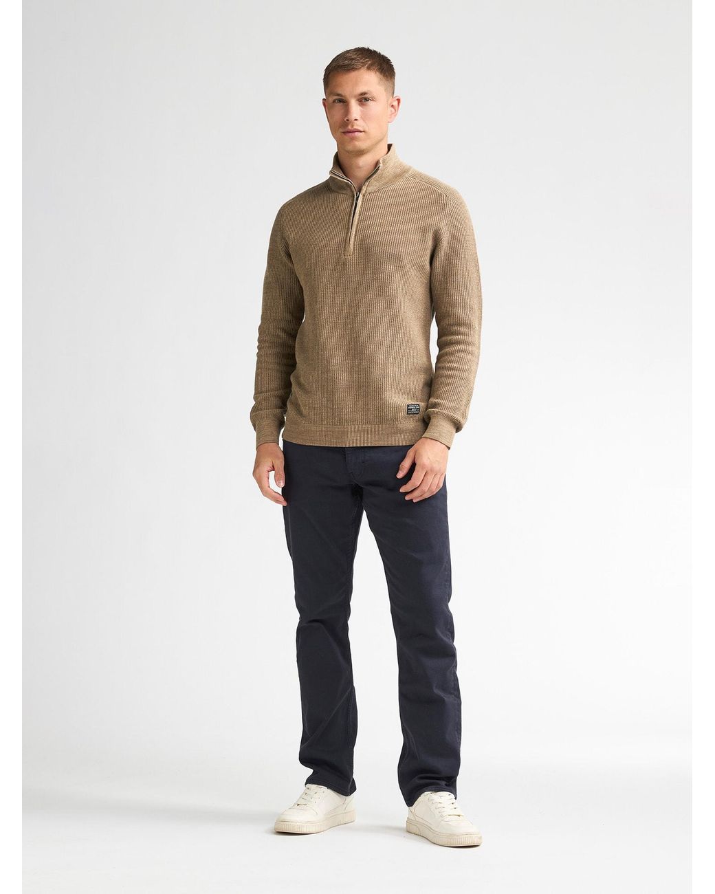 Petrol Industries Pullover in Natural für Herren