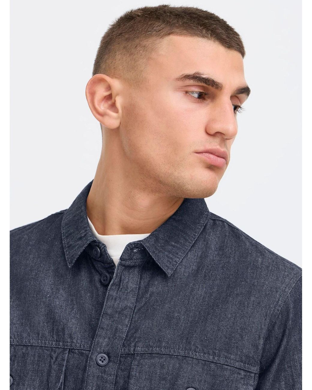 Solid Jeansjacke Sdrogue in Blue für Herren