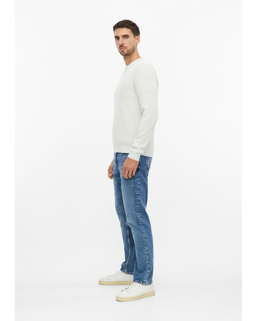 S.oliver Pullover in White für Herren