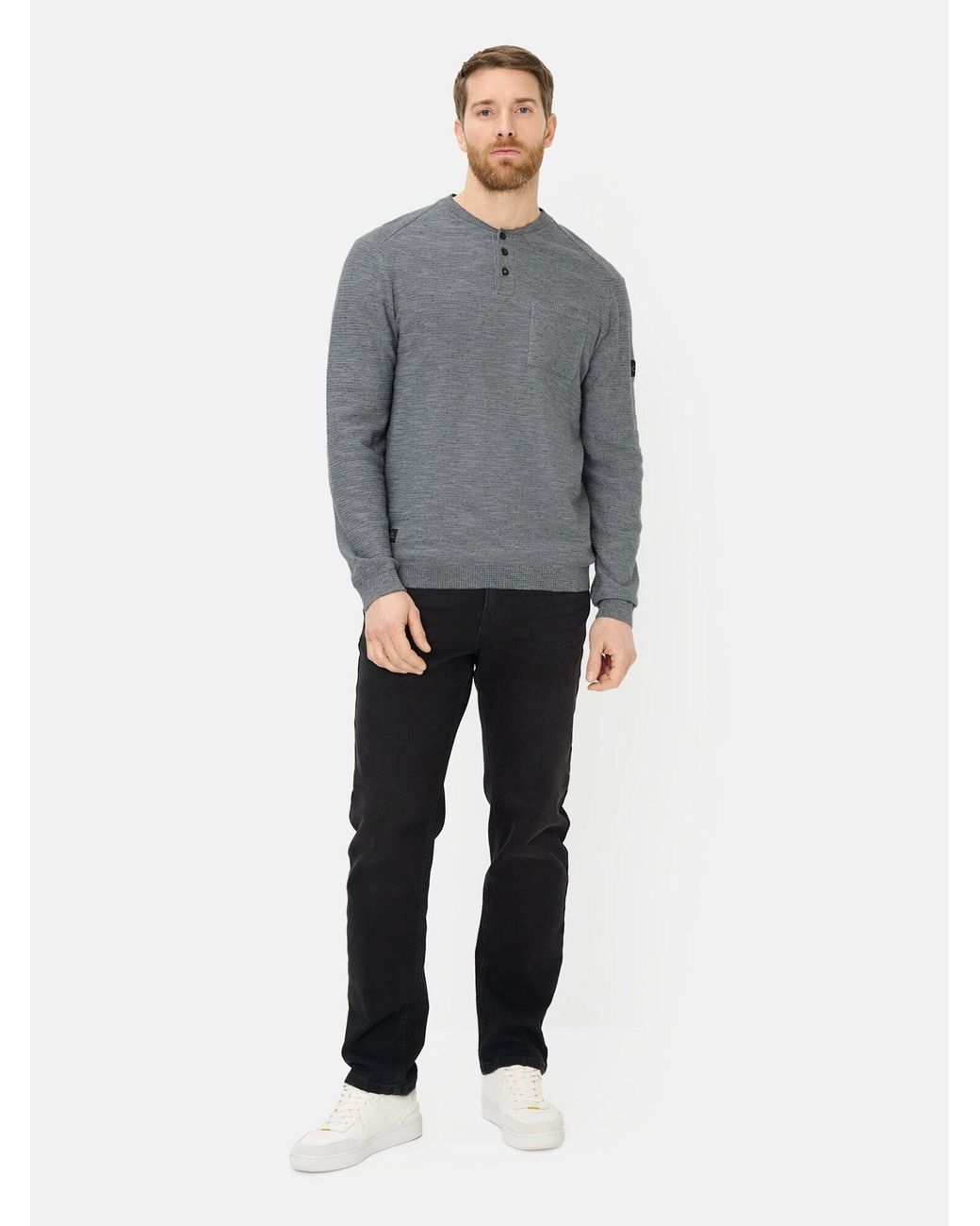 Camel Active Pullover in Gray für Herren