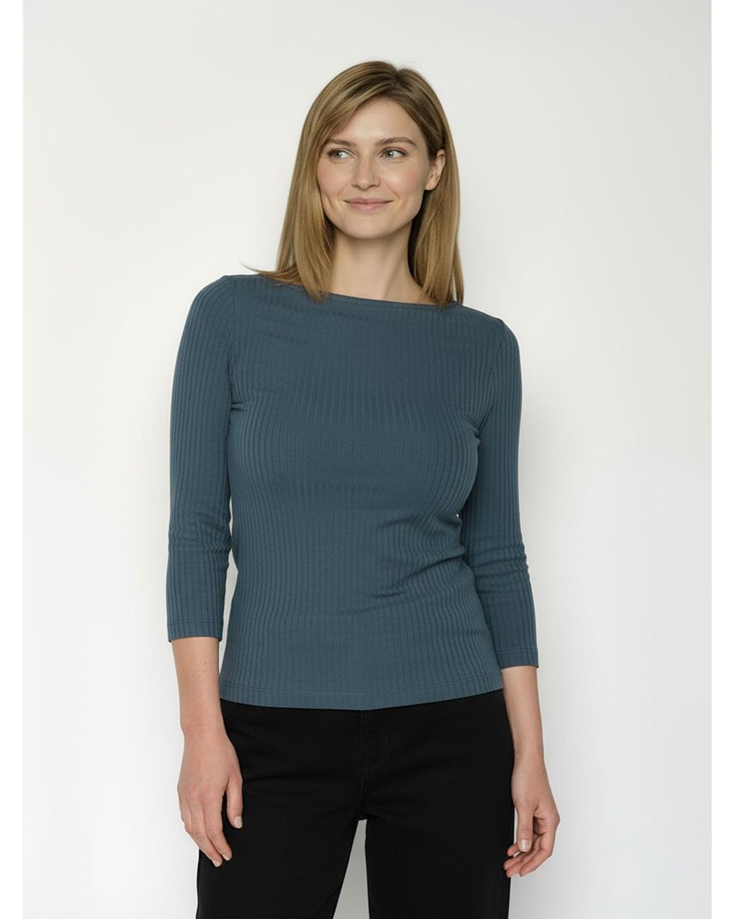 GreenBomb Blue Shirt Refined Basic
