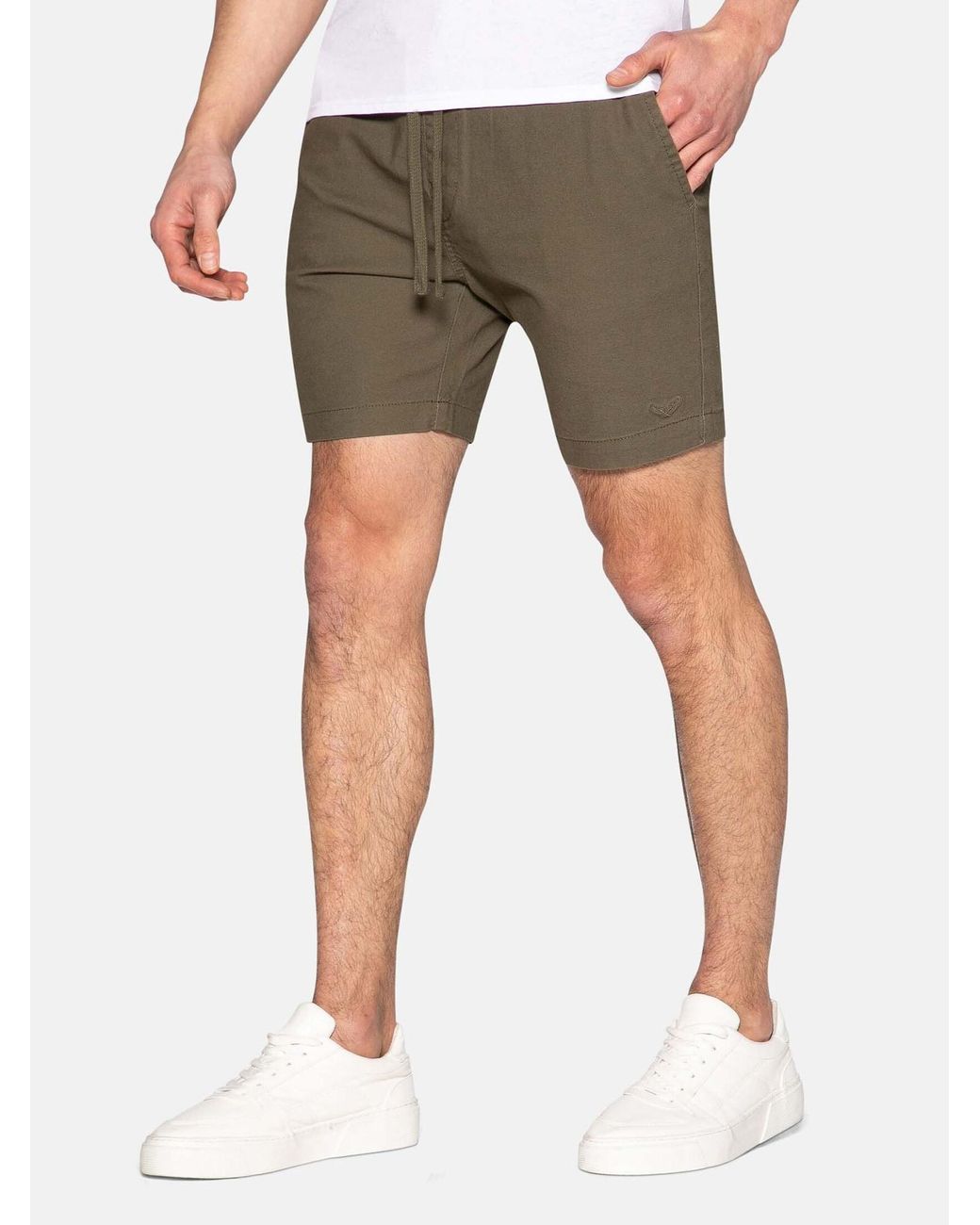 Threadbare Shorts Mambo in Green für Herren