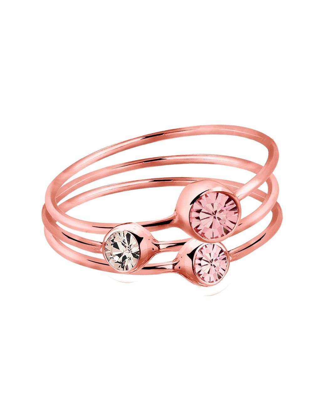 Elli Jewelry Pink Ring