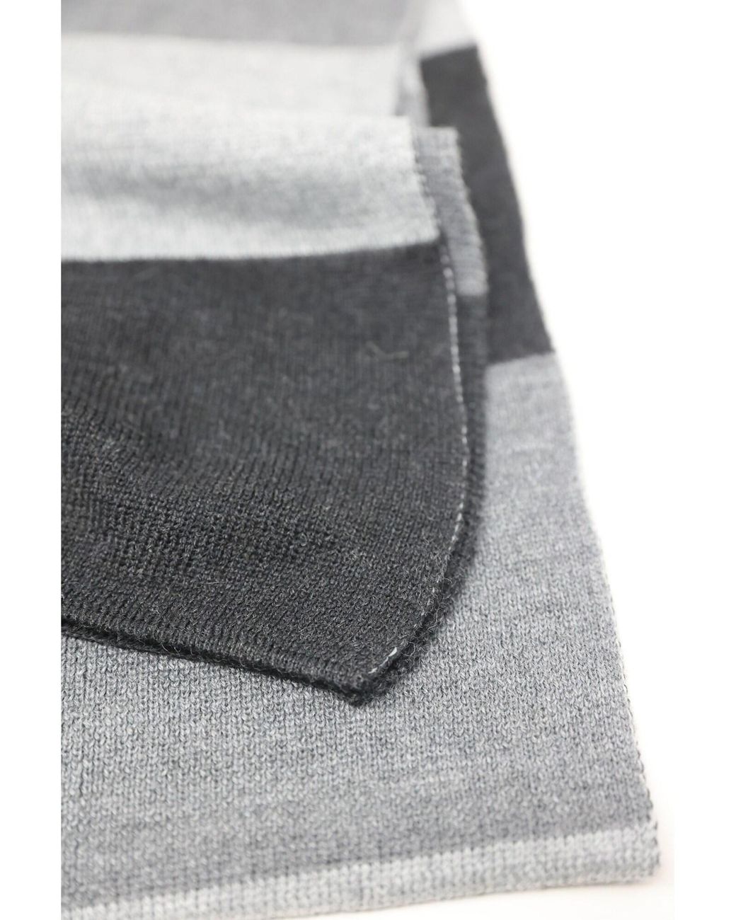 REAL GUYS Modischer Feinstrickschal, Weich Und Robust in Gray für Herren