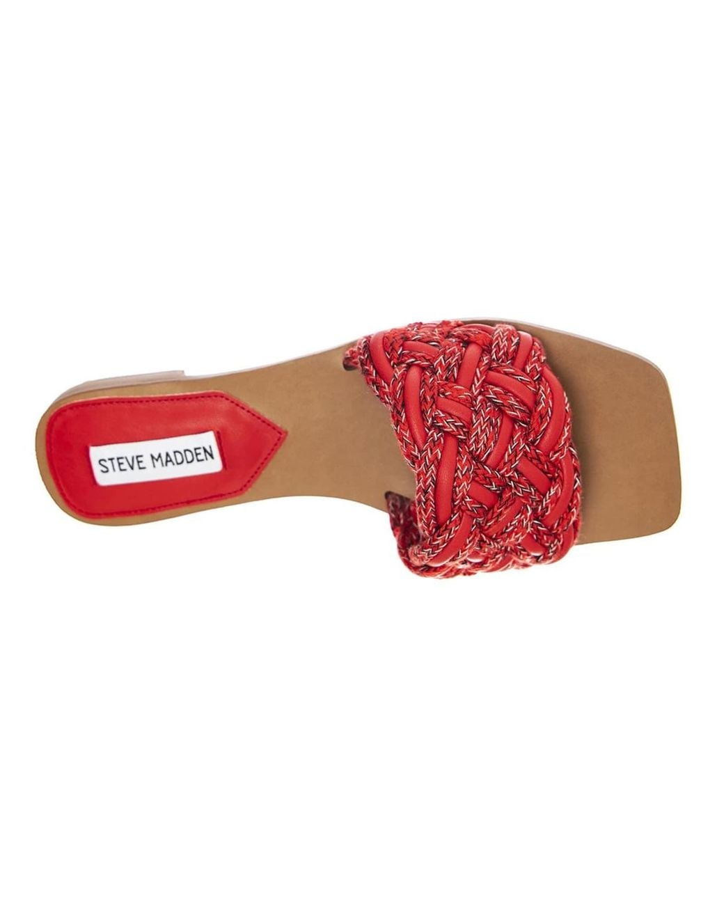 Steve Madden Red Pantolette Nightfall Multi Sandals