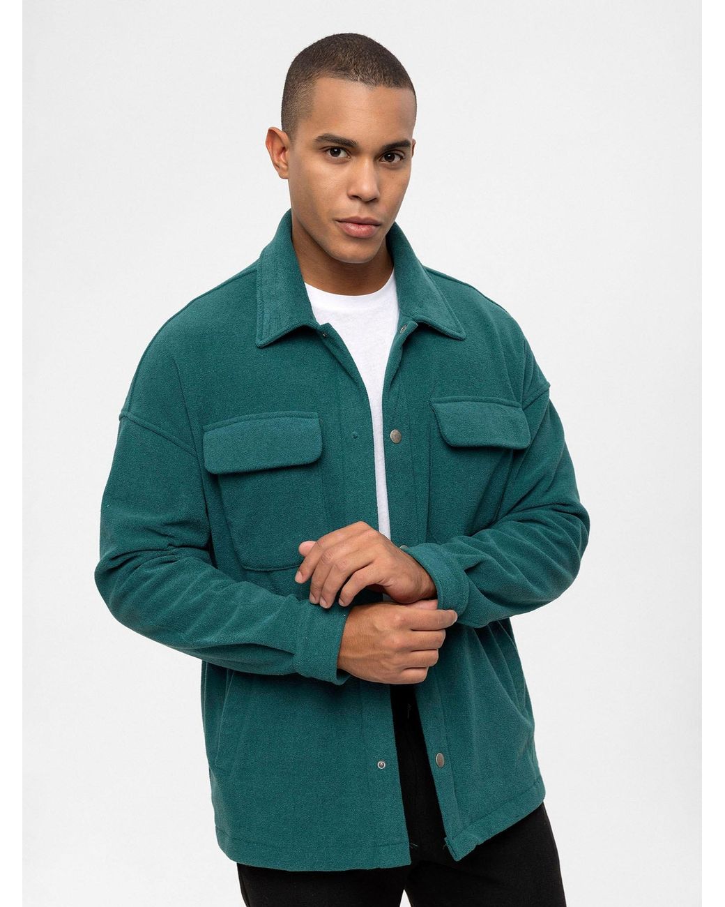 Antioch Shirt Jacket in Green für Herren