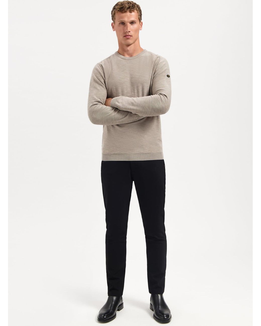 No Excess Pullover in Gray für Herren