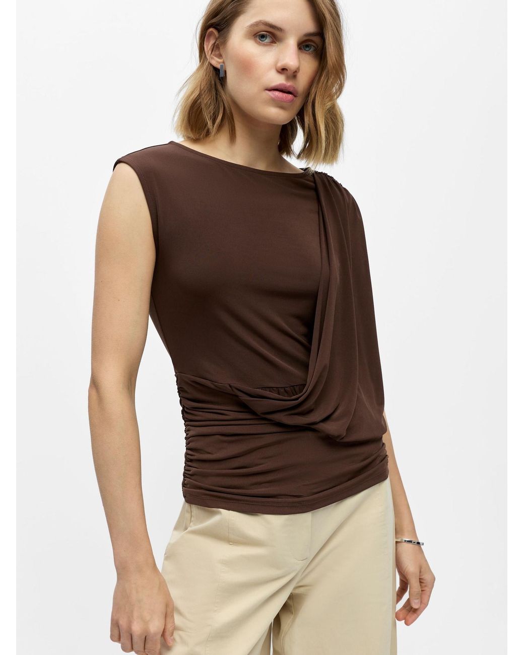 Object Brown Top Objdellie