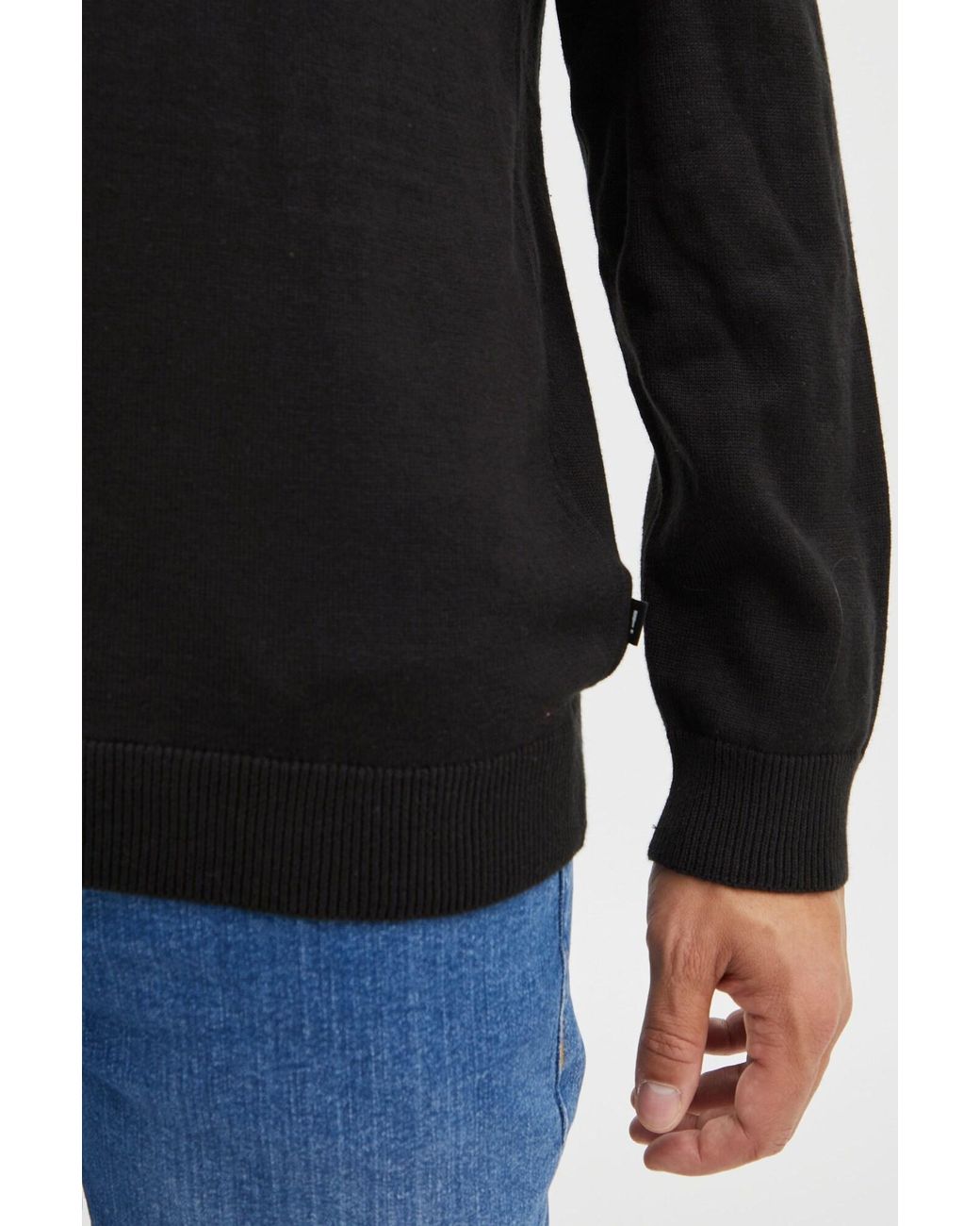 Solid Pullover Denley in Black für Herren