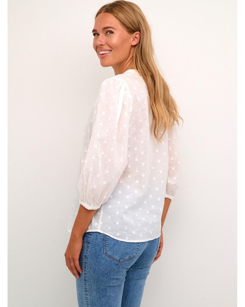 Kaffe White Bluse 'Jollia'
