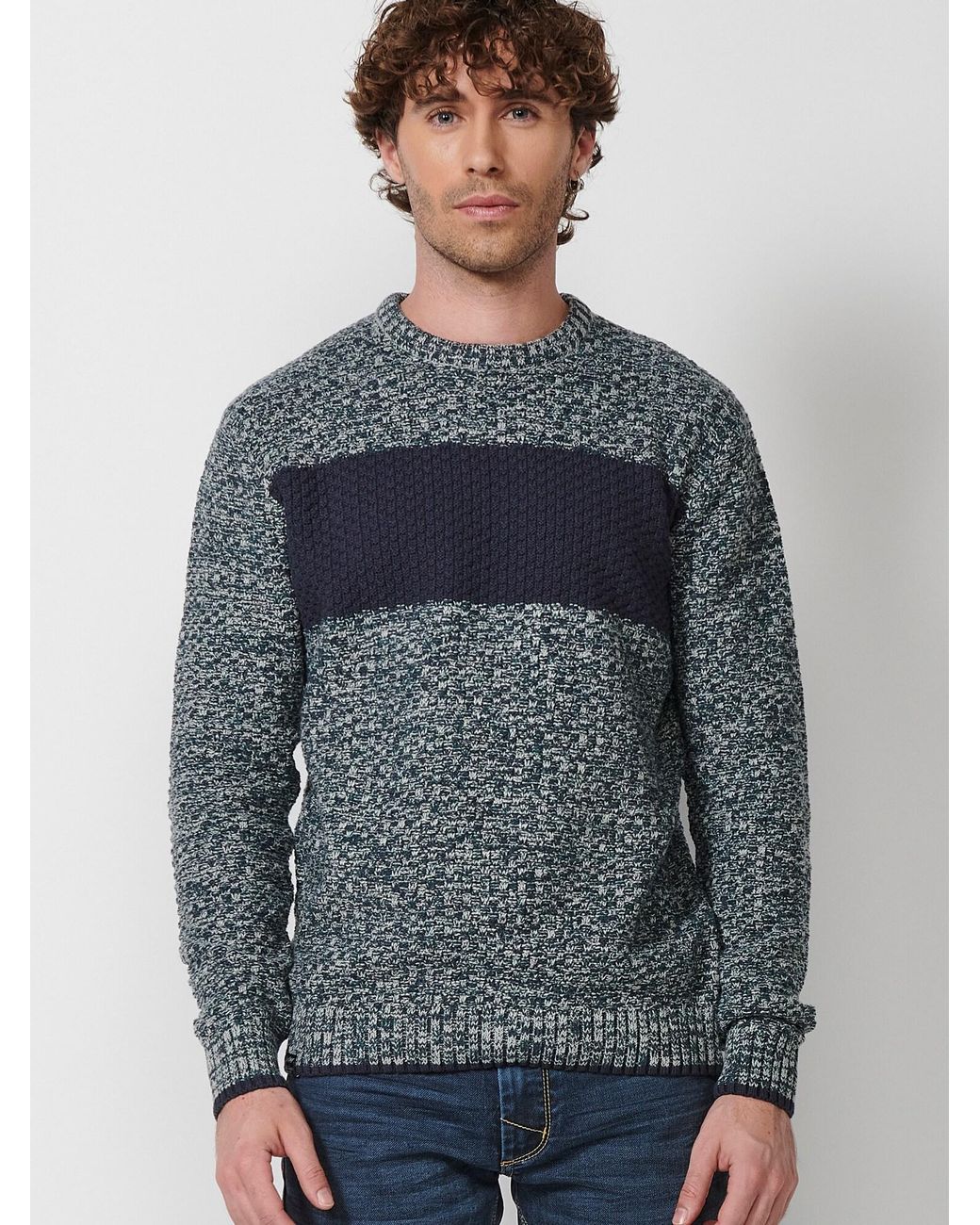 Koröshi Pullover in Blue für Herren