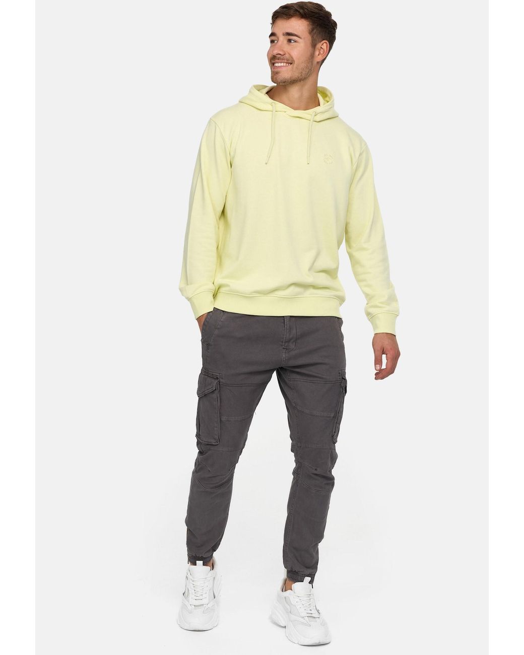 INDICODE Sweatshirt Simpson in Yellow für Herren