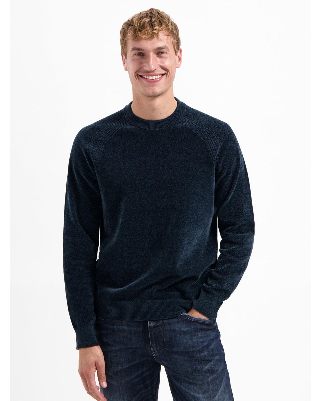 No Excess Pullover in Blue für Herren