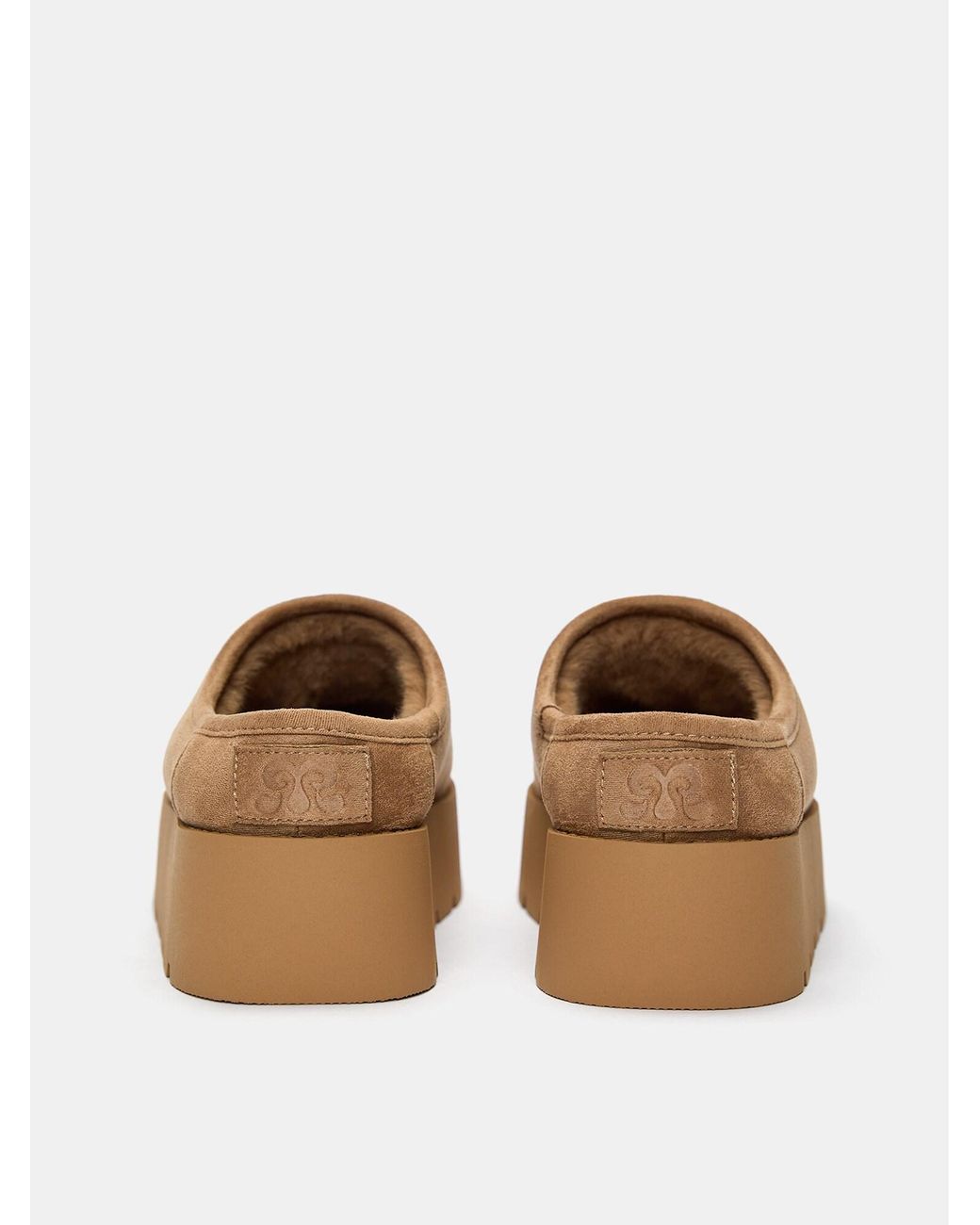 Pull&Bear Brown Clogs