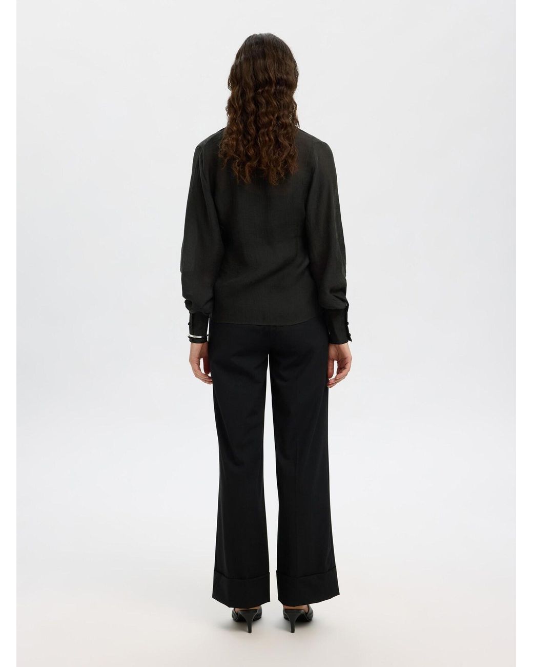 SELECTED Black Bluse