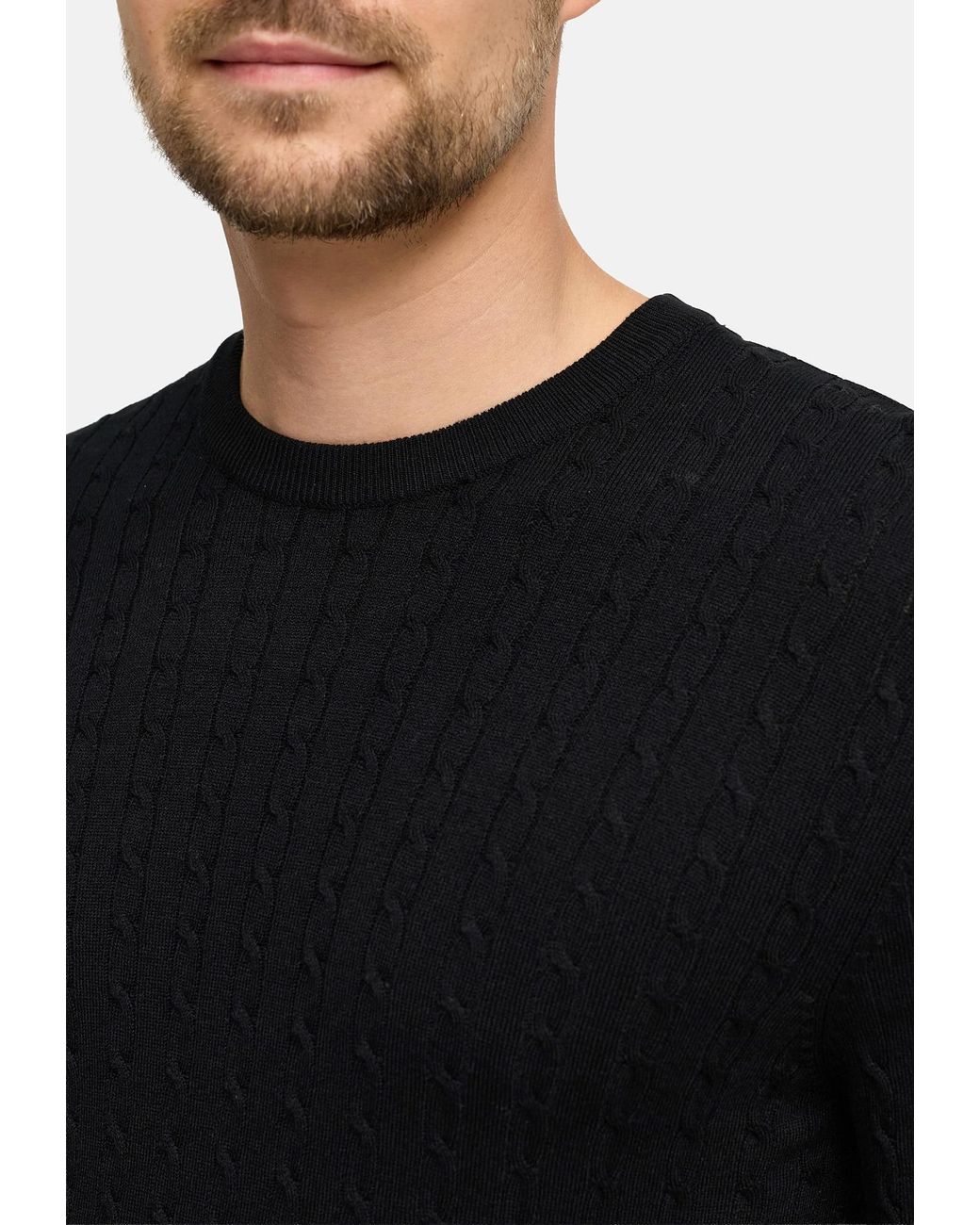JEFF Pullover Camden in Black für Herren