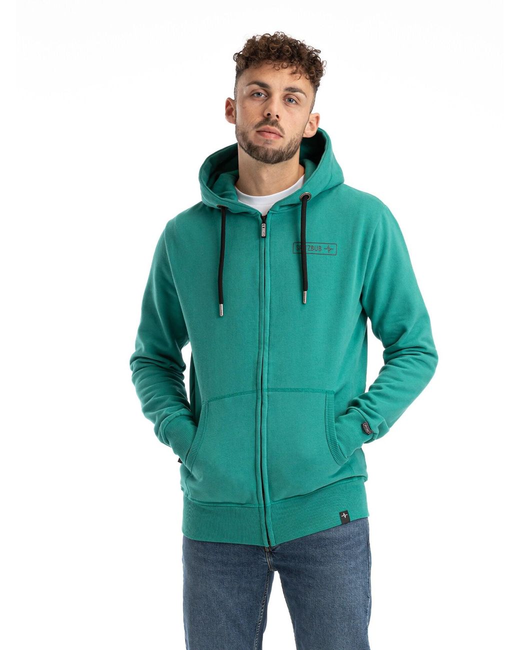 Spitzbub Sweatshirt Nils in Green für Herren