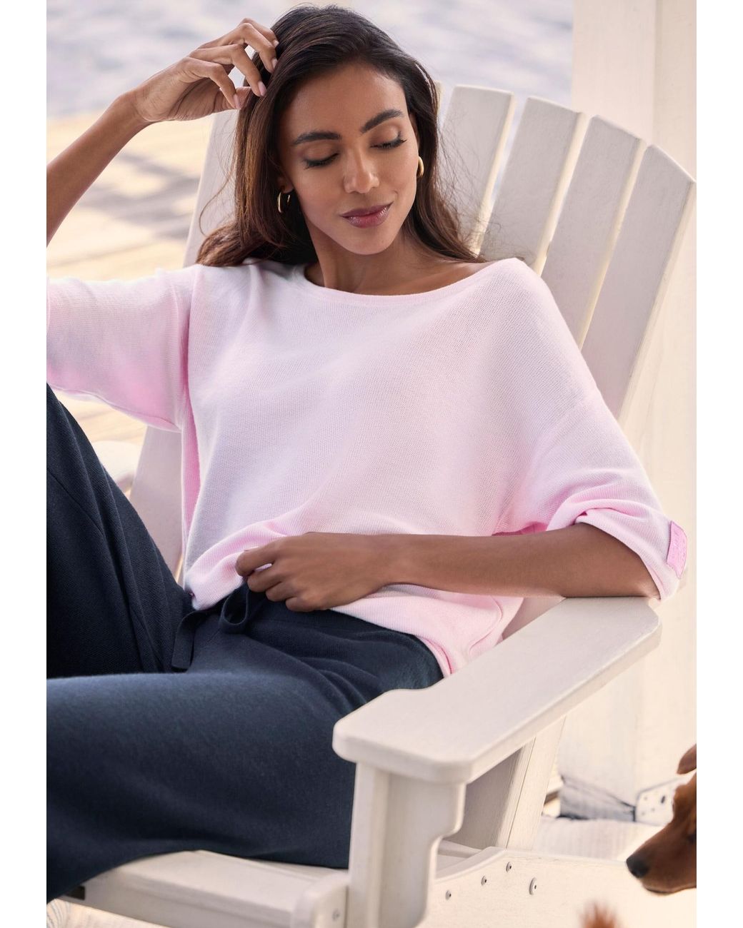 Elbsand Pink Pullover