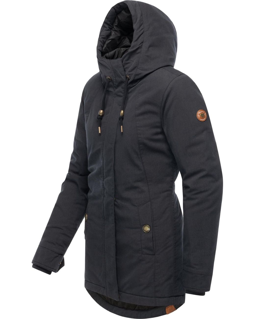 Ragwear Black Parka Monadena