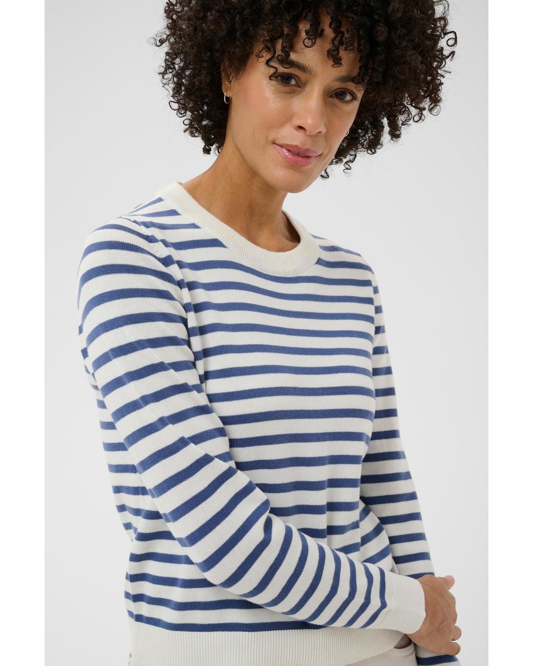 Part Two Blue Pullover Gertiapw
