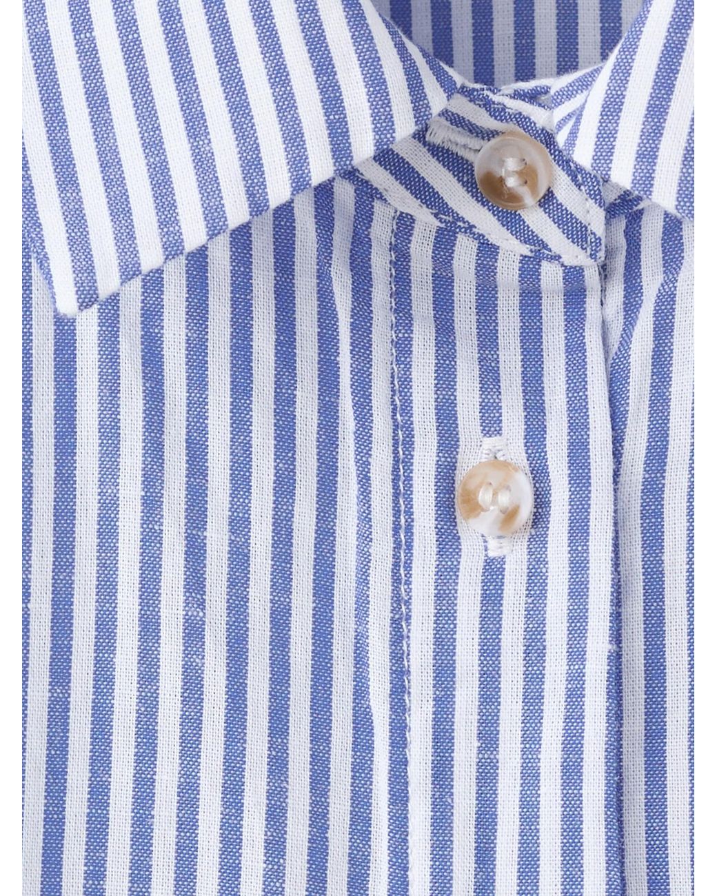 Mango Blue Bluse Maneli