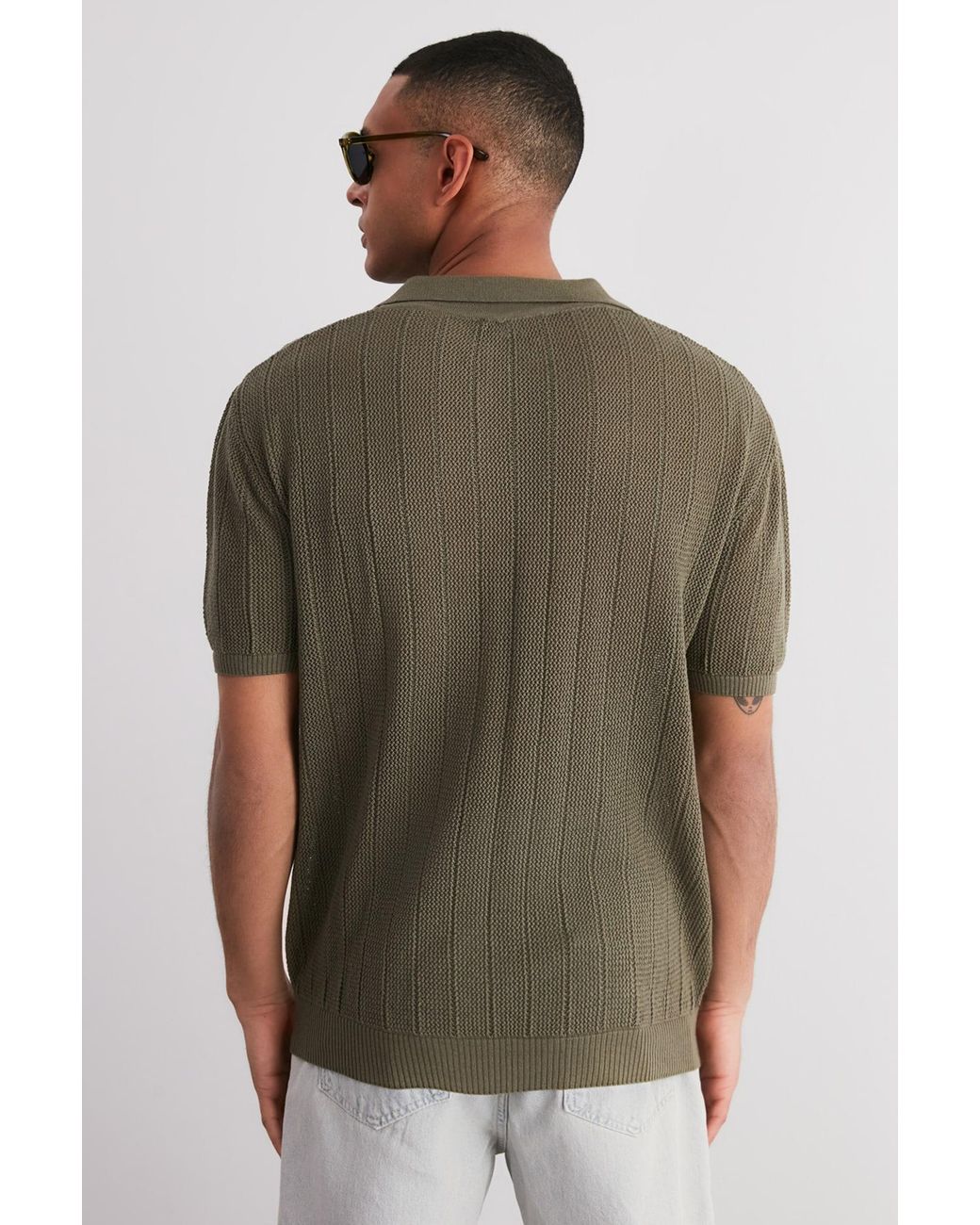 Trendyol Pullover in Green für Herren