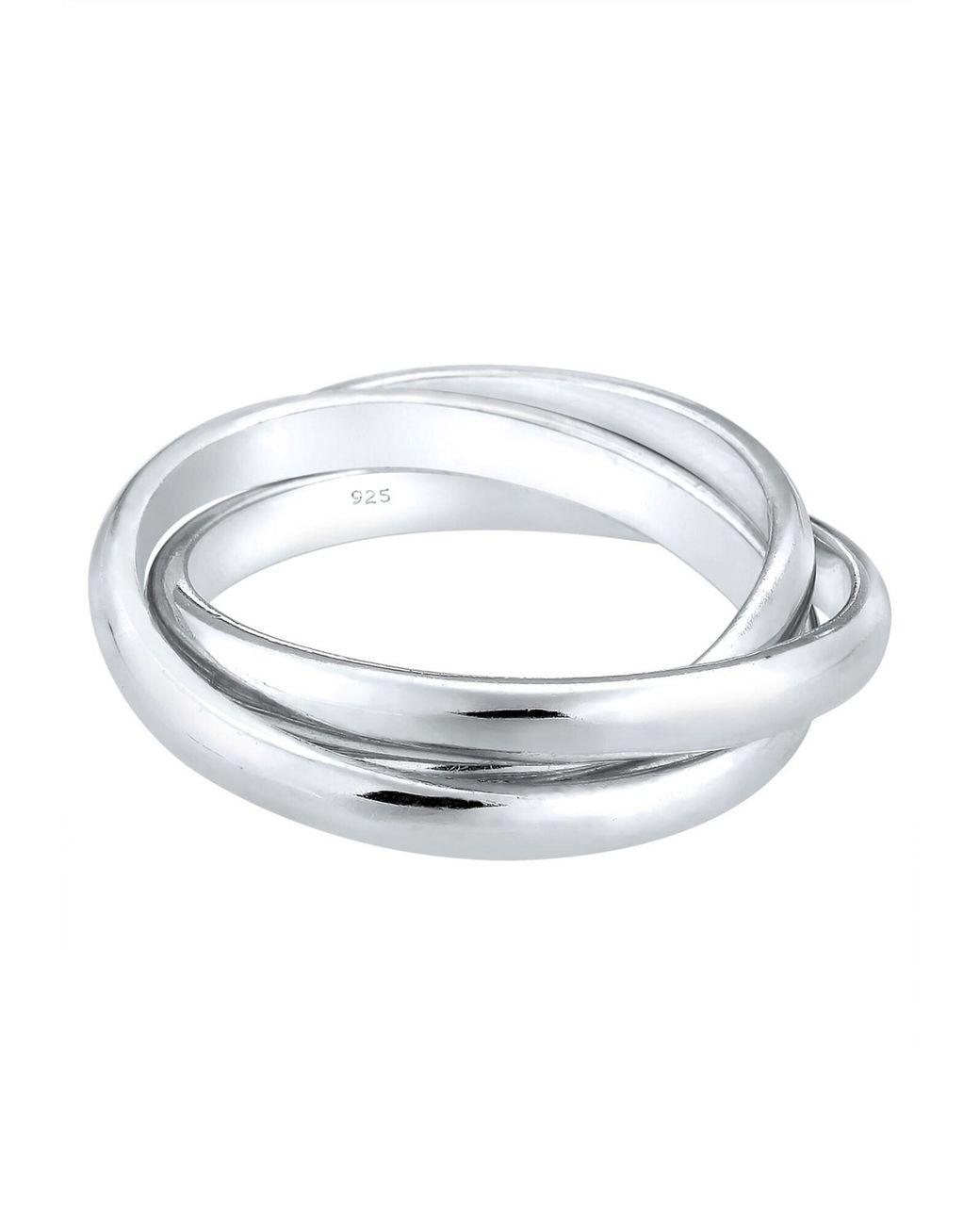 Elli Jewelry White Ring Trio